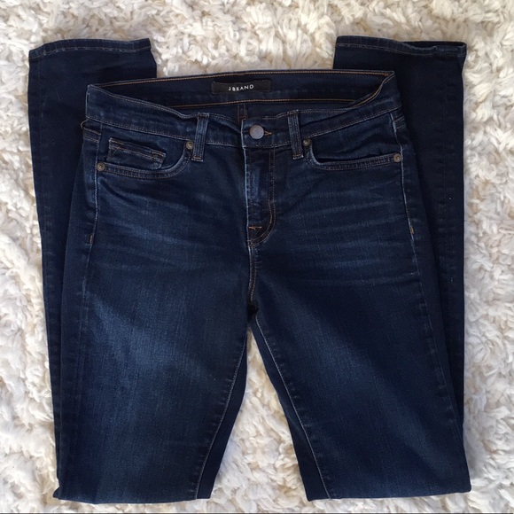 J Brand Dark Mid Rise Jeans - Picture 2 of 10